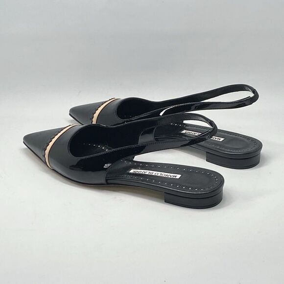 Manolo Blahnik Leather Slingback Flats size 36 - Picture 8 of 11